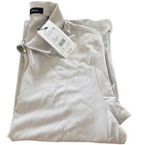 NWT! Theory Men's Relay Grey Jersey 1/4 Zip Size Large